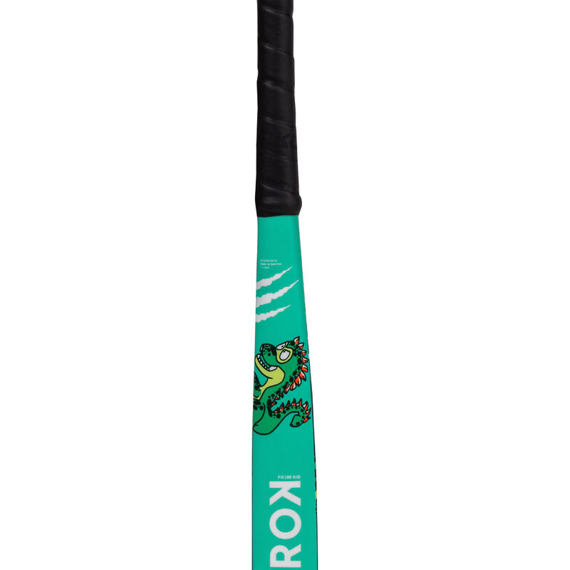 Stick de hockey sur gazon enfant bois FH100 Dino