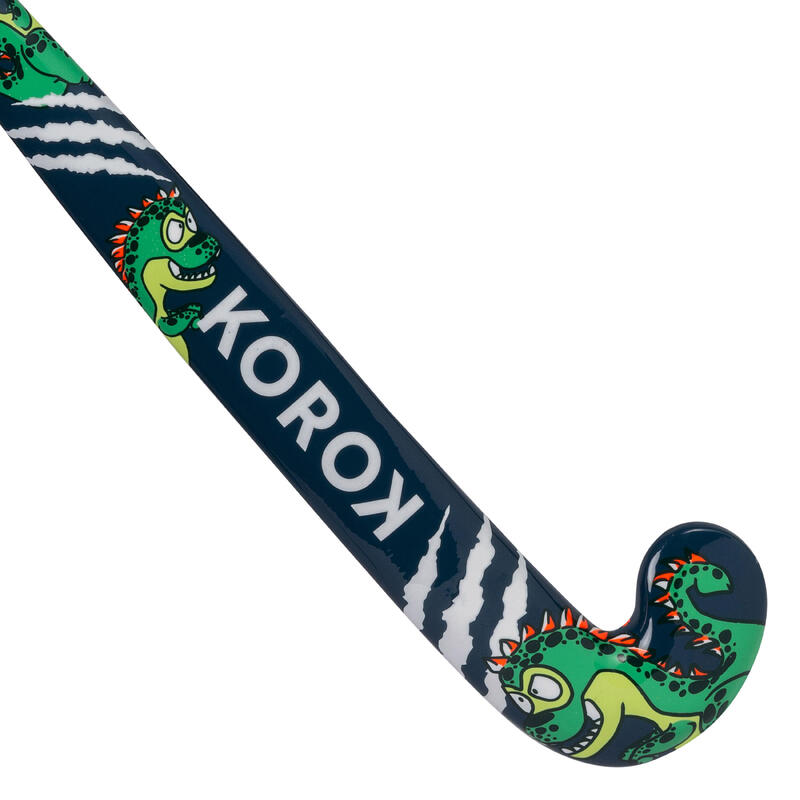 Stick de hockey sur gazon enfant bois FH100 Dino