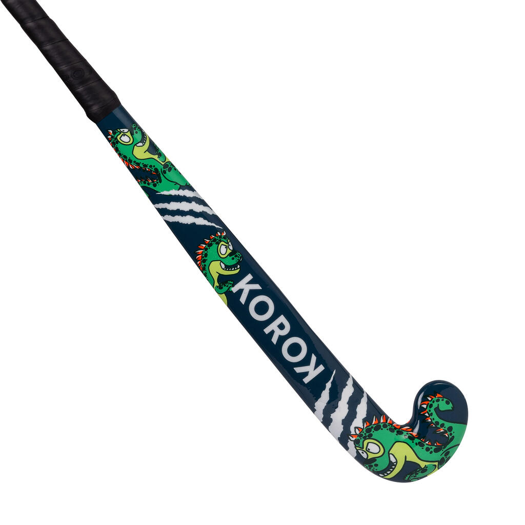 Kids' Wood Field Hockey Stick FH100 - Narwhal