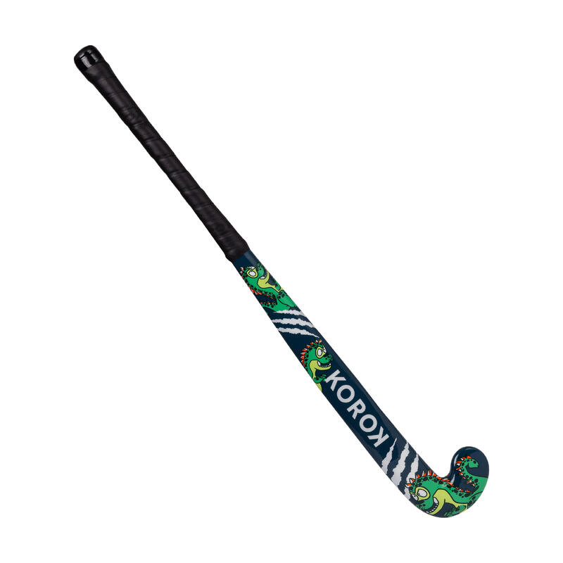 Stick de hockey sobre hierba niños madera FH100 Dino