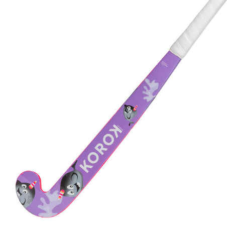 Kids' Wood Field Hockey Stick FH100 - Narwhal