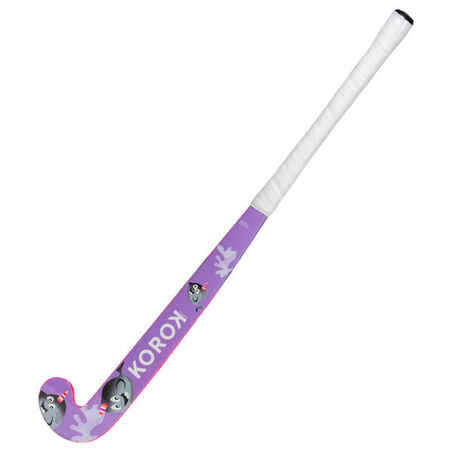 Kids' Wood Field Hockey Stick FH100 - Narwhal