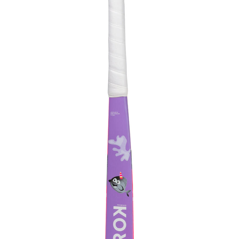 Hockeystick voor kinderen hout FH100 walvis