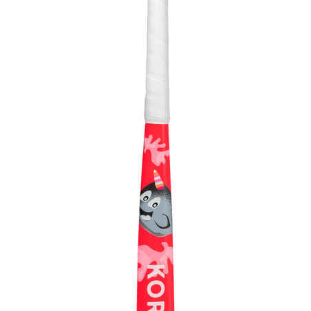 Kids' Wood Field Hockey Stick FH100 - Narwhal