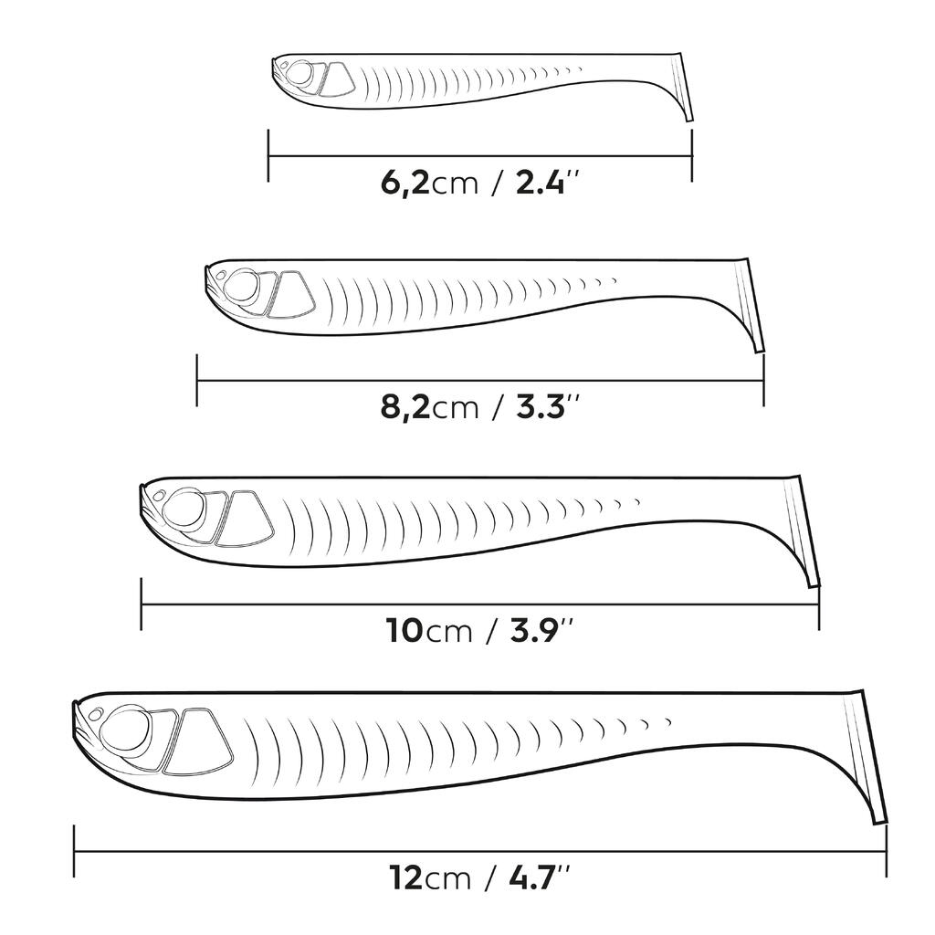 Gummiköder Shad mit Lockstoff WXM YUBARI SHD 62 Ayu