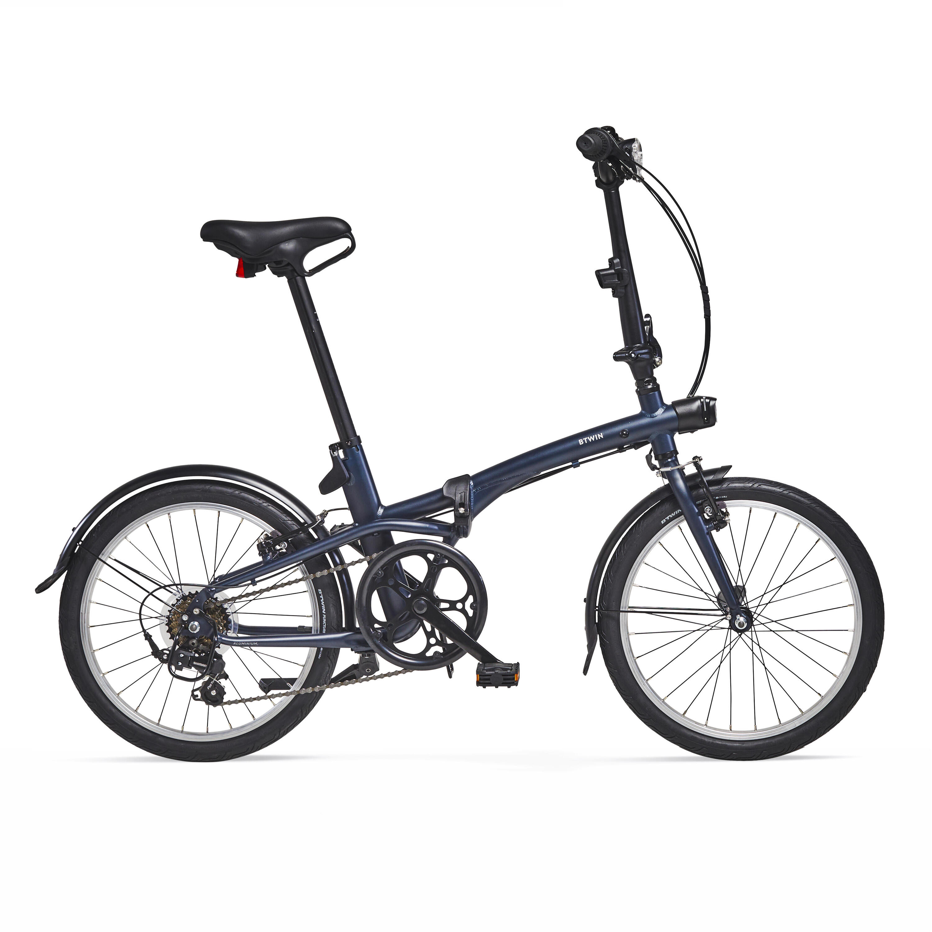 Faltrad Klapprad 20 Zoll Fold 500 dunkelblau | Decathlon