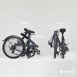 Folding Bike Fold 500 - Dark Blue