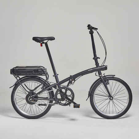 Elektrinis sulankstomas dviratis „E-Fold 100“, juodas
