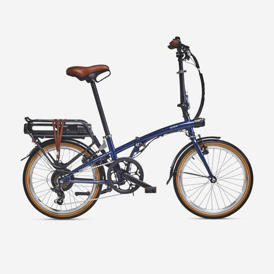 Bici elettrica a pedalata assistita pieghevole E FOLD 500 20 pollici blu