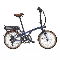 Bicicleta Plegable Eléctrica E Fold 500 Azul