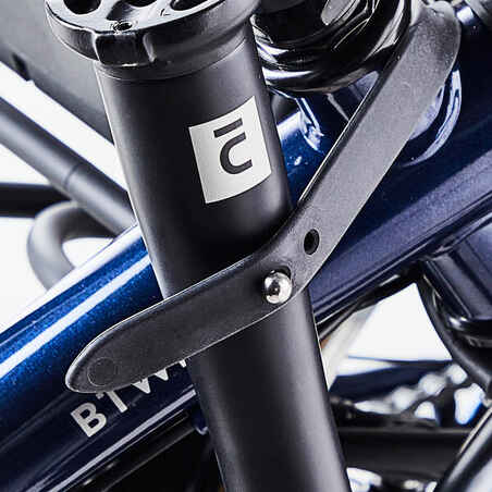 Elektrinis sulankstomas dviratis „E-Fold 500“, mėlynas