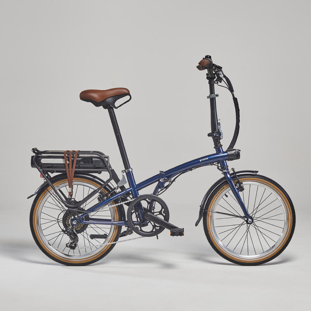 Elektrisks salokāmais velosipēds E-Fold 500, zils