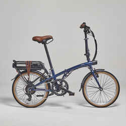 Electric Folding Bike E-Fold 500 - Blue