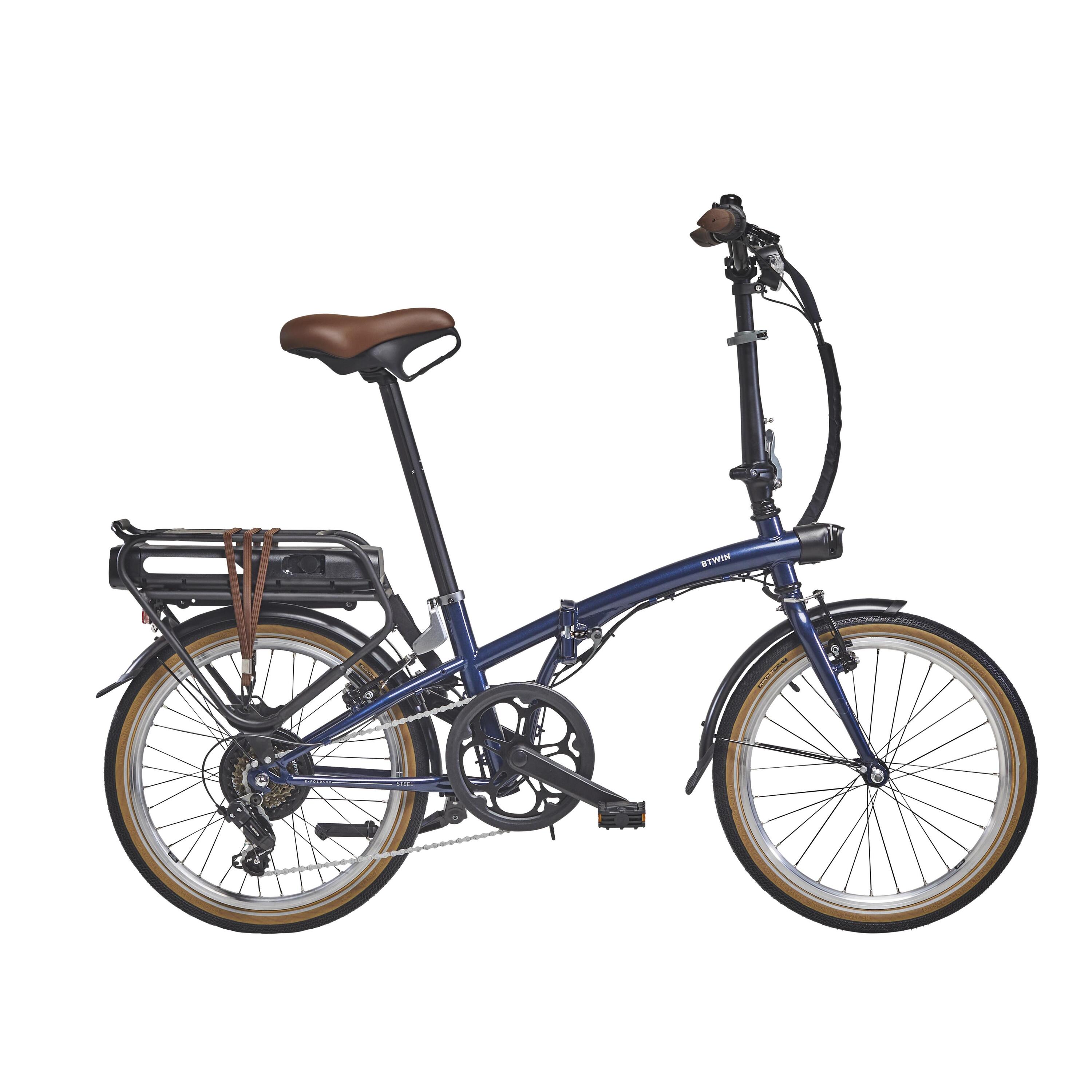 Elektrische vouwfiets E-Fold 500 blauw 25/45