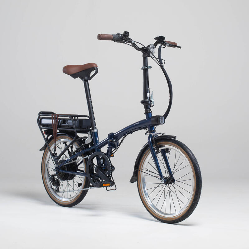 Bici elettrica a pedalata assistita pieghevole E FOLD 500 20 pollici blu