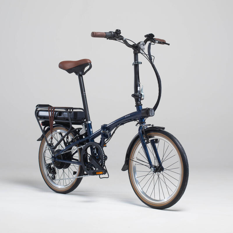 E-Bike Faltrad Klapprad 20 Zoll E-Fold 500 blau