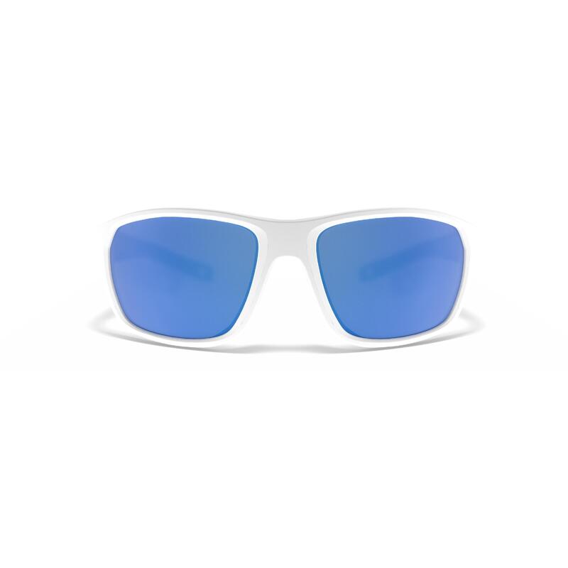 Lunettes de soleil polarisées flottantes voile adulte 500 taille S blanc bleu