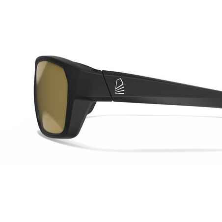 Adult's sailing floating polarised sunglasses 500 size S - Black Gold