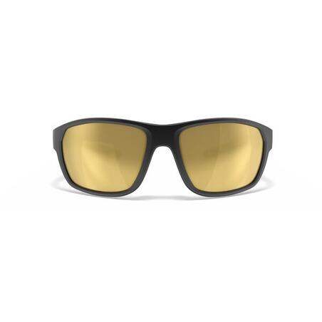 Naočare za jedrenje SAILING 500 polarizovane veličine S za odrasle - crno/zlatne