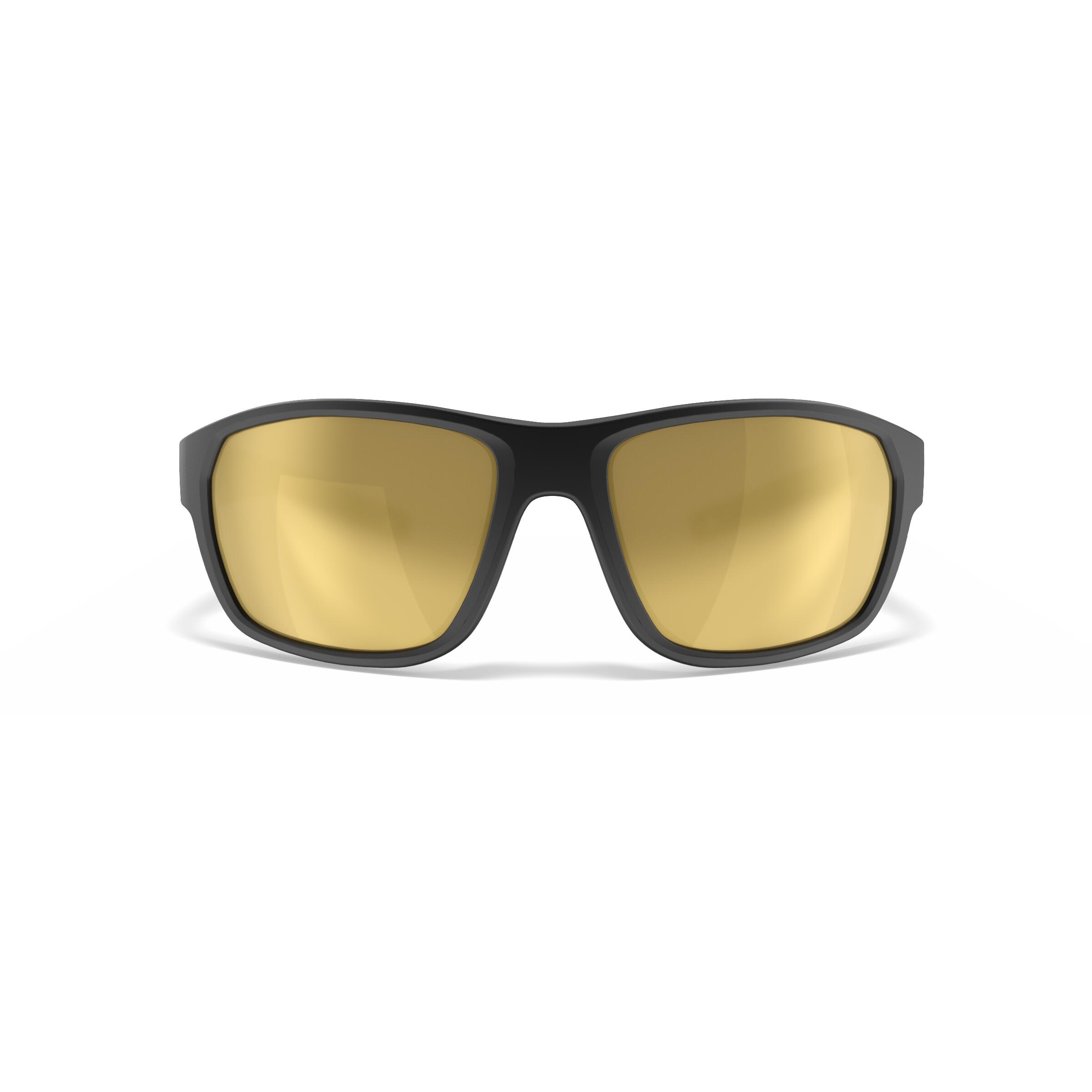 Polarized floating sail sunglasses adult 500 size S black gold