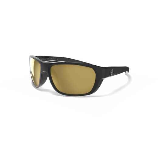 Plávajúce polarizačné slnečné okuliare na jachting 500 S čierno-zlaté