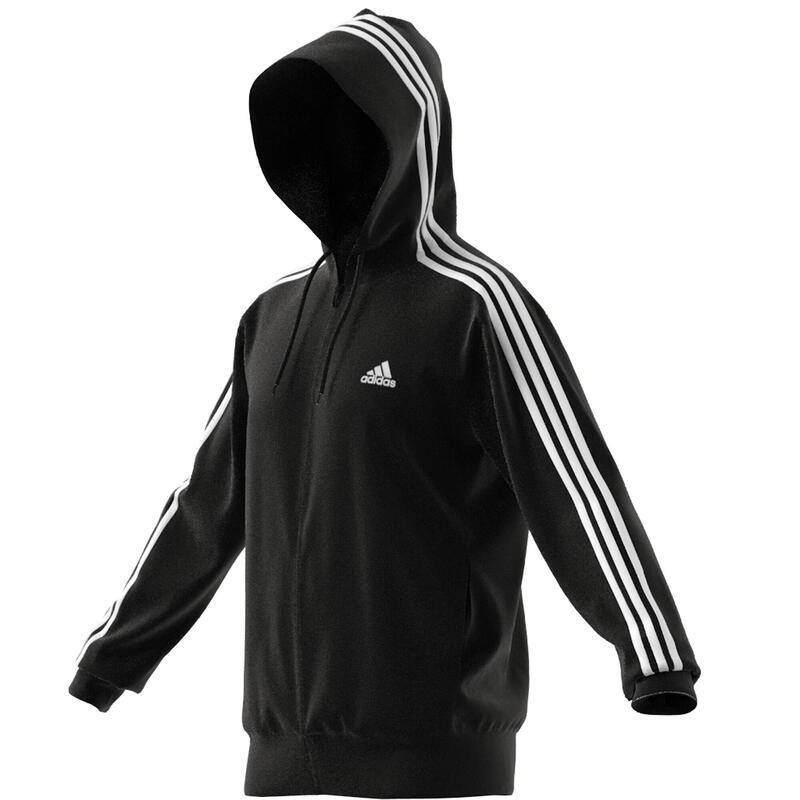 Sudadera fitness con capucha Hombre adidas Negro