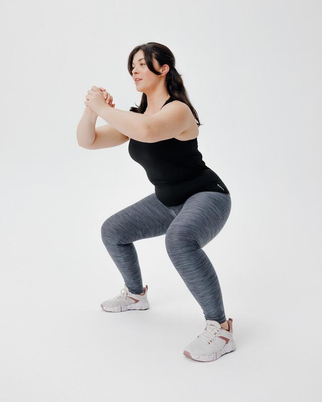 DÉBARDEUR DE FITNESS À DOS CROISÉ POUR FEMME