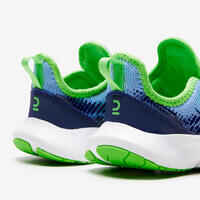 حذاء جري للأطفالAT Flex Run Rip-tab - أزرق وأخضر من الدنيم