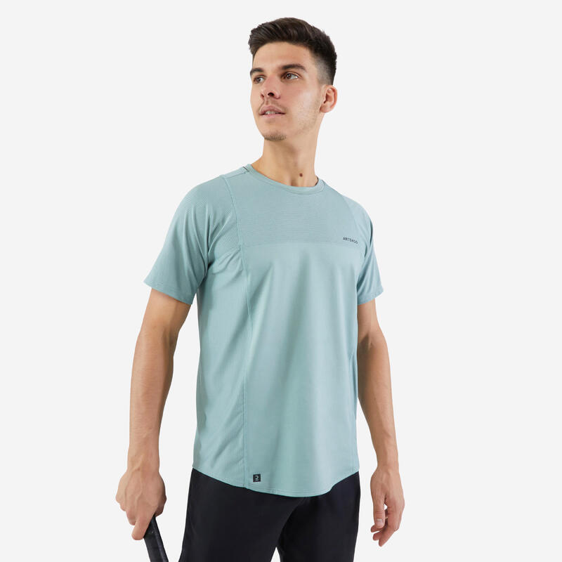 Tricou Tenis DRY Verde-Gri Gaël Monfils Bărbați