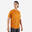 T-shirt de Ténis - ARTENGO DRY RN - Homem Ocre Preto