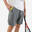 Férfi rövidnadrág teniszhez, ESSENTIAL+, khaki