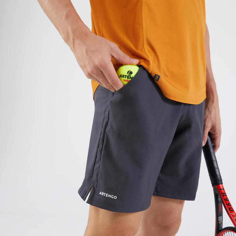 Pantaloncini tennis uomo ESSENTIAL+ grigi