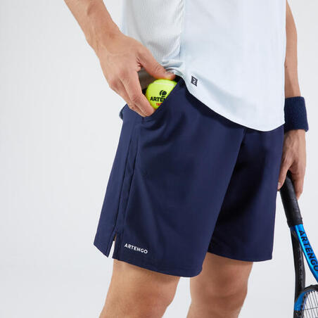Tennisshorts Essential+ herr marinblå 