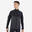 Men's Tennis Jacket TJA 500 - Black/Grey