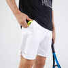 Pánske tenisové šortky Essential+ biele