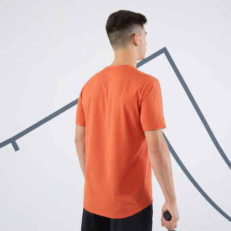 Men's Tennis T-Shirt Soft - Terracotta