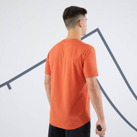 Men's Tennis T-Shirt Soft - Terracotta