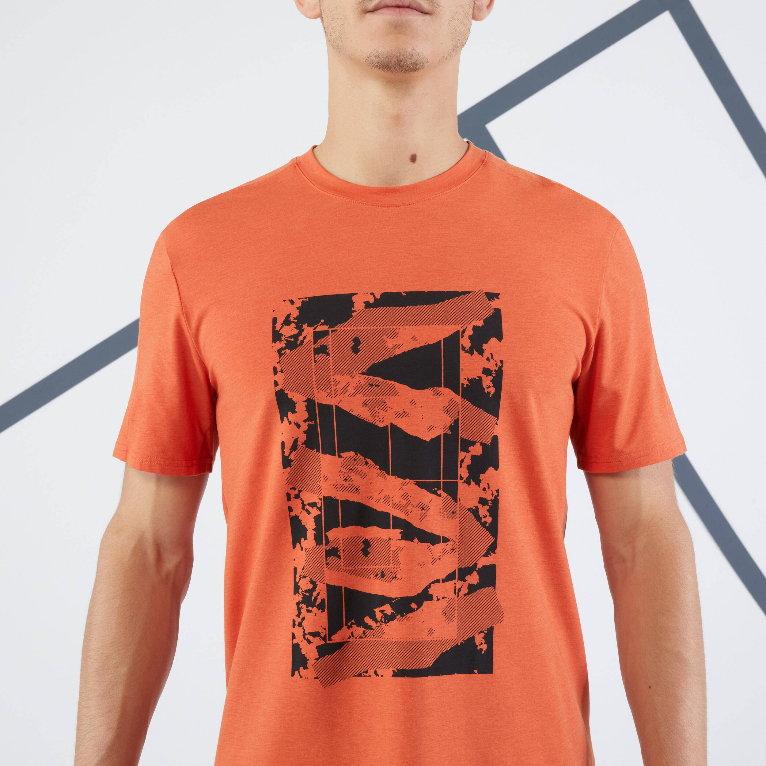 Men's Tennis T-Shirt Soft - Terracotta -  5