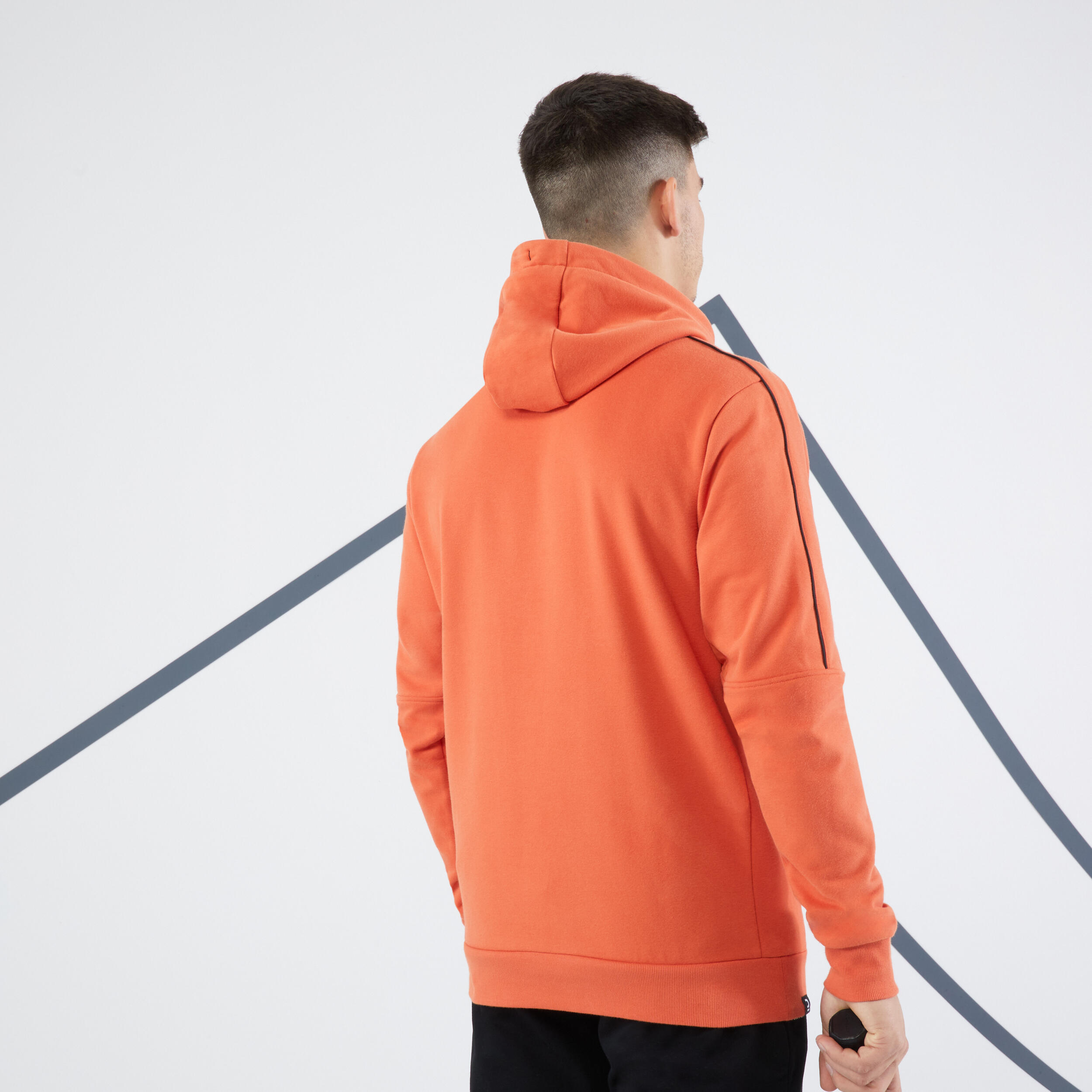 Men's Tennis Hoodie Soft - Terracotta 7/7