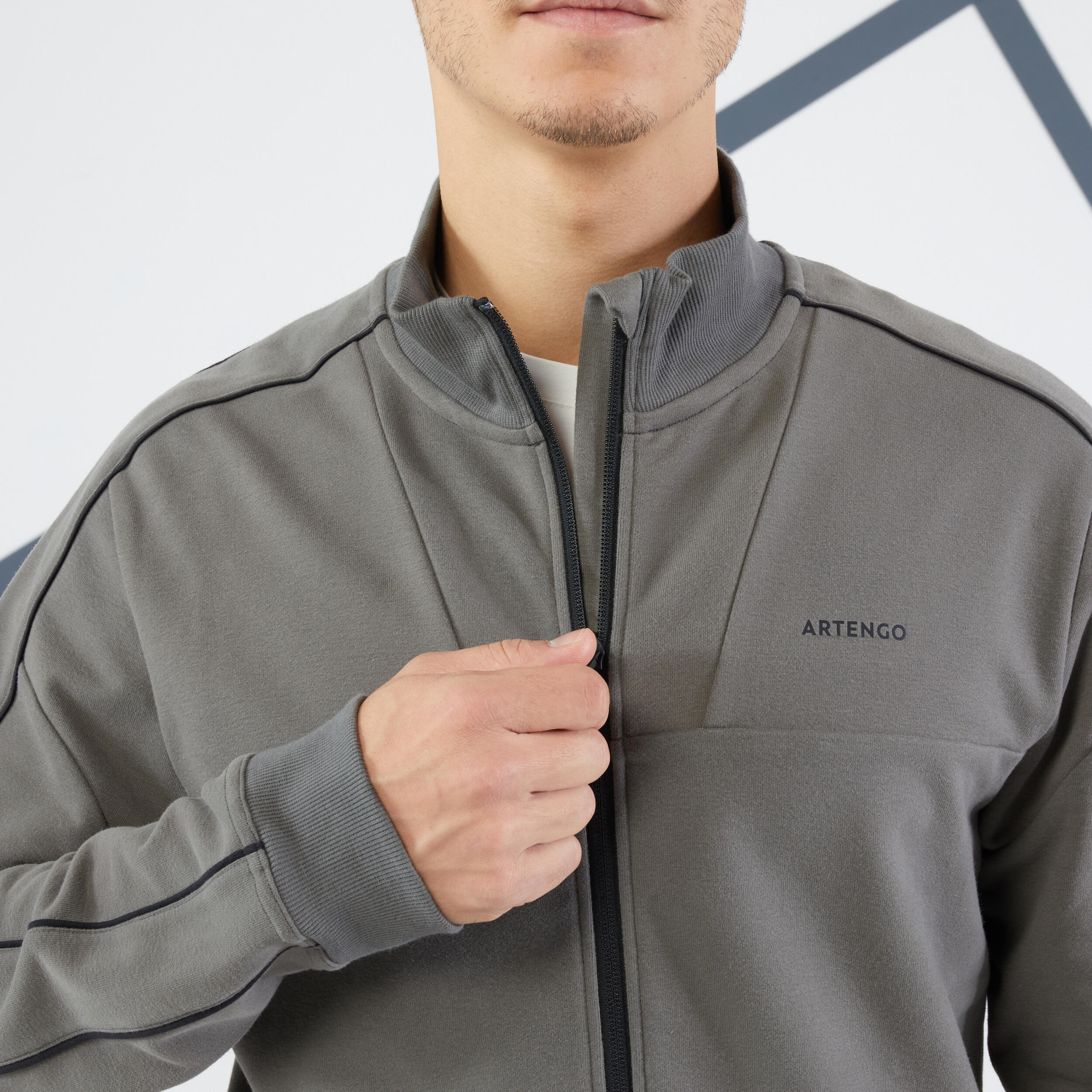 Chaqueta de Tenis Hombre - Soft caqui 3/6