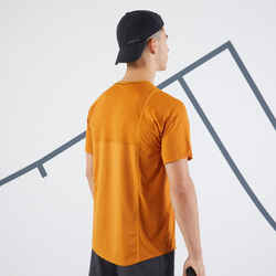 Men's Short-Sleeved Tennis T-Shirt Dry - Ochre Gaël Monfils