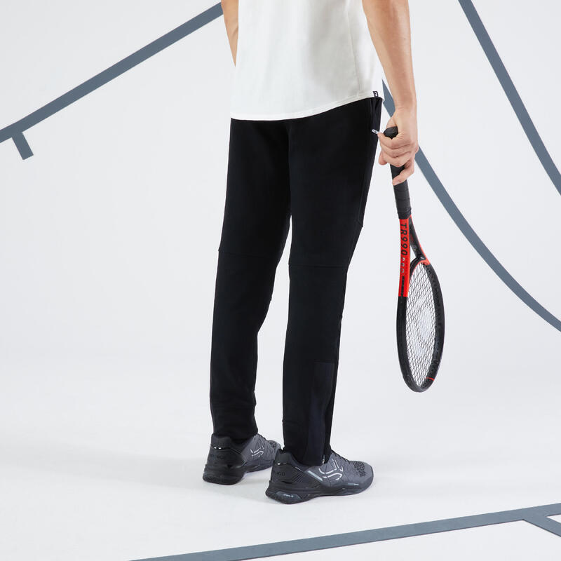 Pantalon Tenis Soft Negru Bărbați