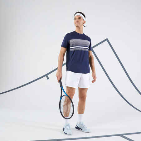 Men's Tennis T-Shirt TTS100 - Navy