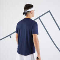 Men's Short-Sleeved Tennis T-Shirt Essential - Navy