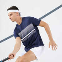 Men's Short-Sleeved Tennis T-Shirt Essential - Navy