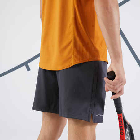 Men's Tennis Shorts Essential+ - Carbon Grey