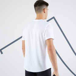 Ανδρικό κοντομάνικο t-shirt τένις Essential - Λευκό