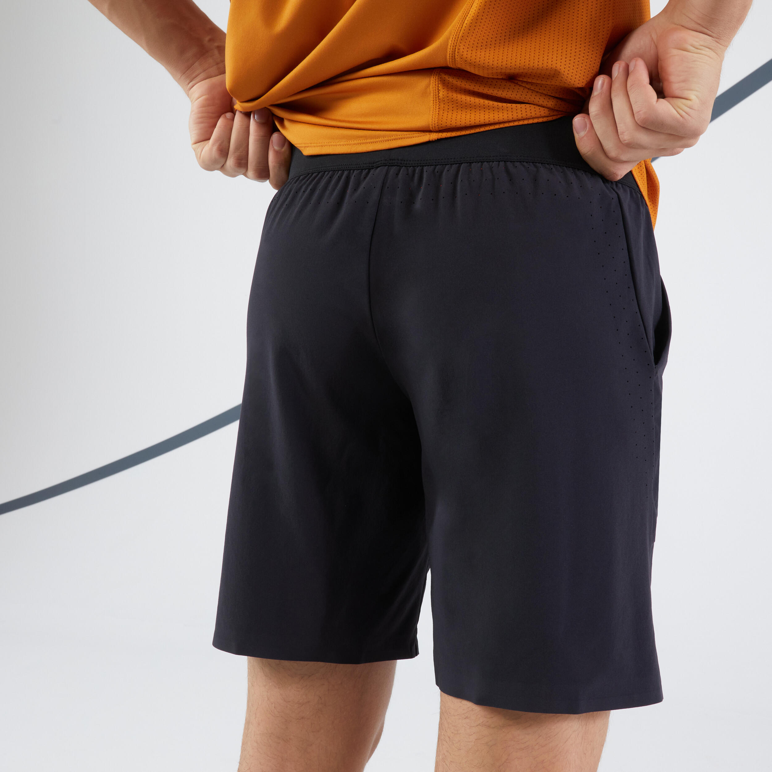 Men's Tennis Shorts - Dry Black - ARTENGO