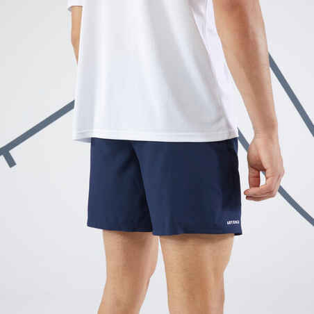 מכנסי בייסיק קצרים לטניס לגברים - כחול נייבי