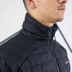 Men's Thermal Tennis Jacket - Black